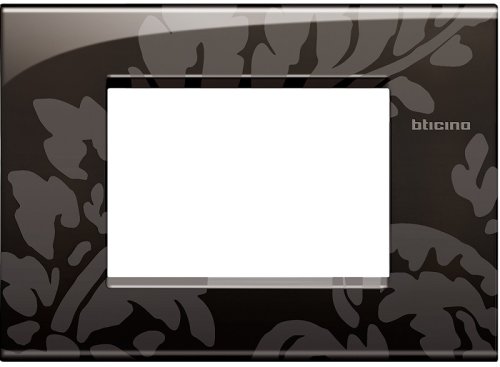 Рамка прямоугольная Legrand BTicino LivingLight 3 мод Узор  картинка